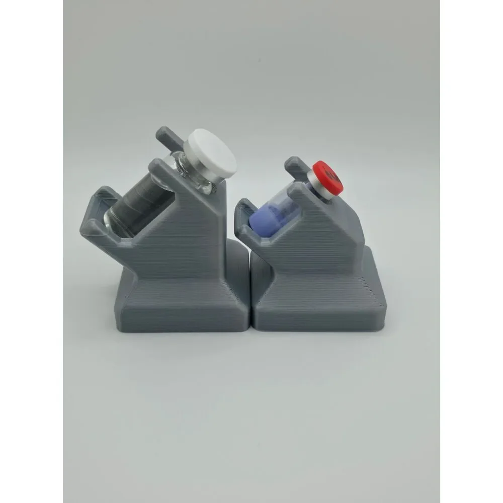 3D-Printed Vial Stand Set – 3ml & 10ml Angled Display Holders